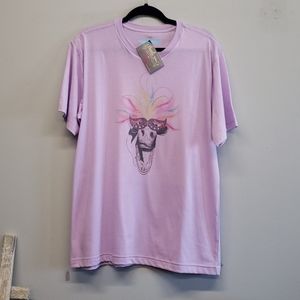 Mardi Gras Tee size Large purple tee nwt heffer